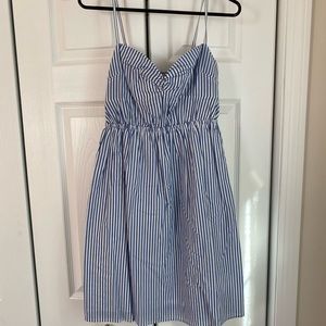 J. Crew Factory seersucker dress